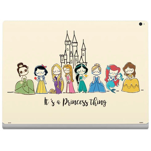 Disney Princess Its A Princess Thing Art Surface Book 2 15in Skin